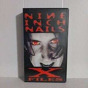 Nine Inch Nails X Files VHS Rare Video Compilation Goth Metal Industrial NIN